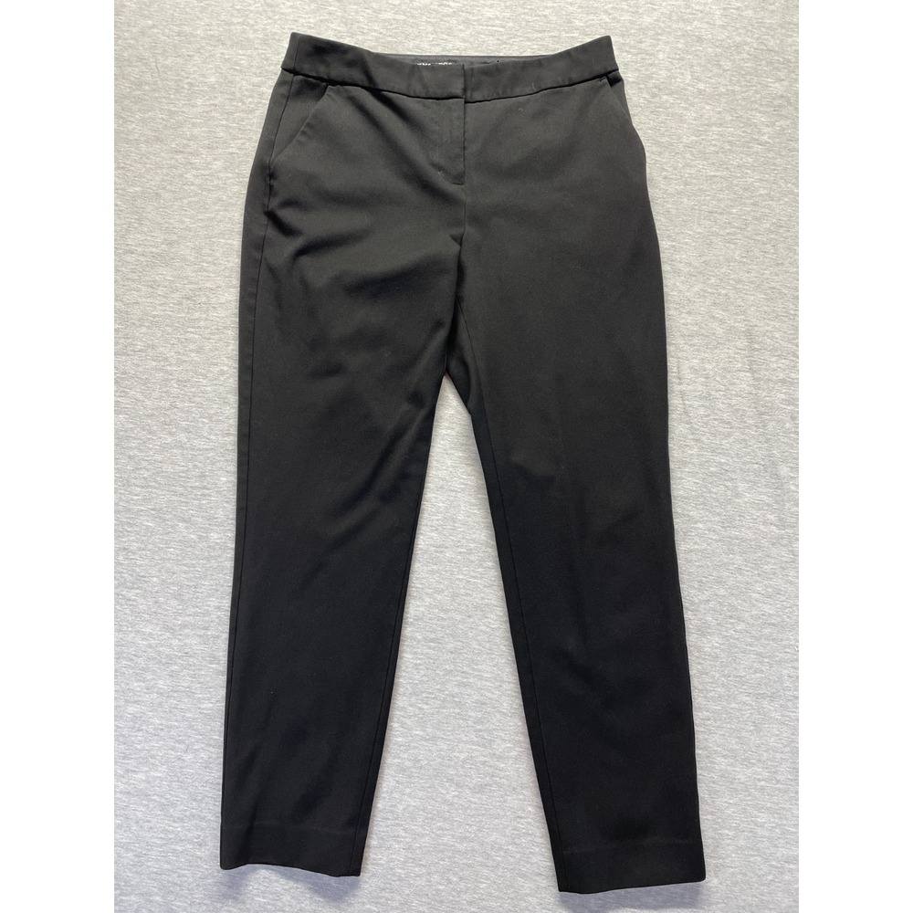 Express Columnist Dress Pants Women 2S Black Stretch Slash Pockets Formal Career
